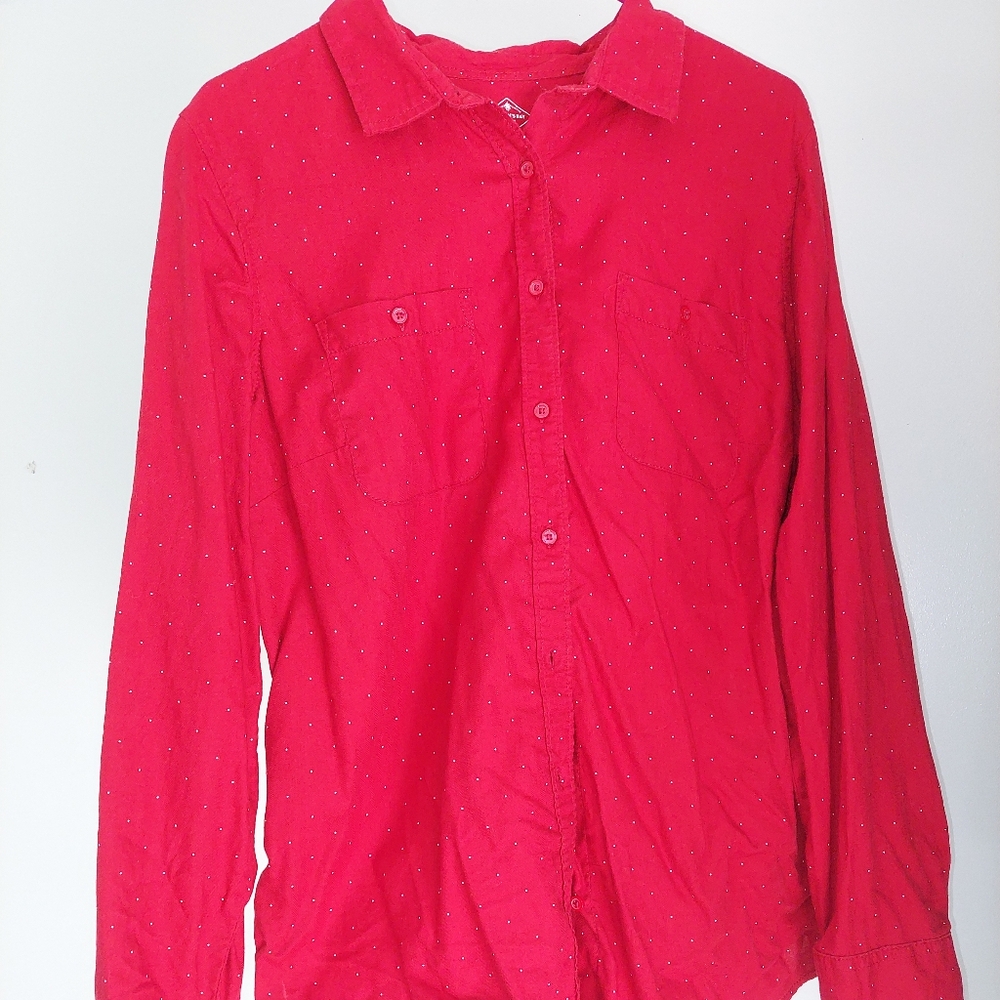 Red st john shirt